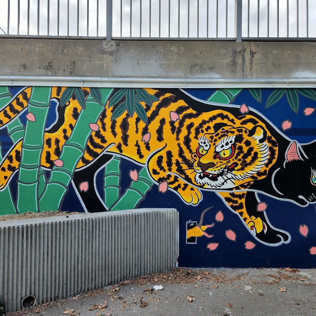 Yoake No Noraneko Mural 5
