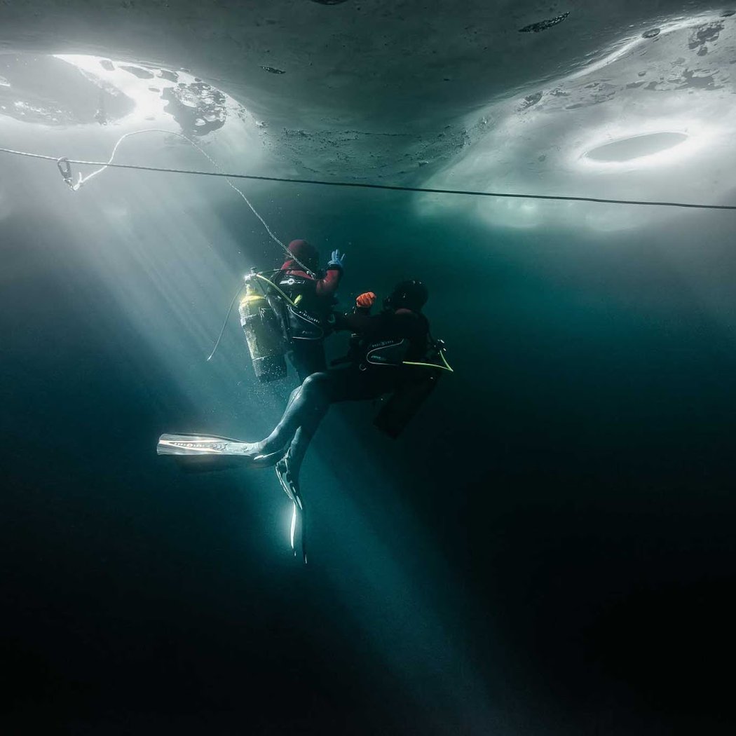 Plongée sous glace et apnée sous glace à Tignes - Evolution 2 3