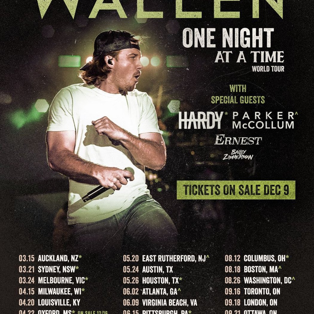 Morgan Wallen: One Night At A Time Tour 3