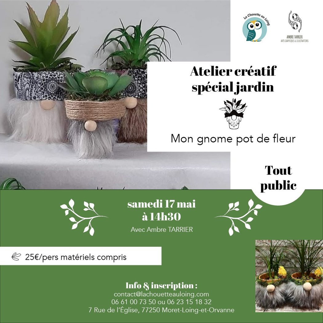 Atelier créatif spécial jardin, avec Ambre 1