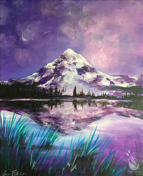 Purple Mountain Majesty Reflection 1
