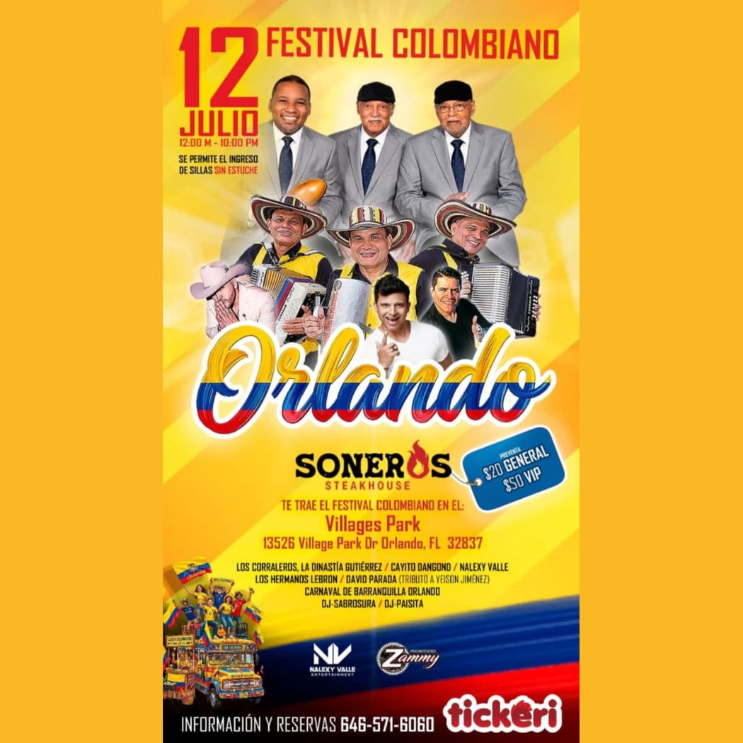 Festival Colombiano Soneros Orlando 2026 1