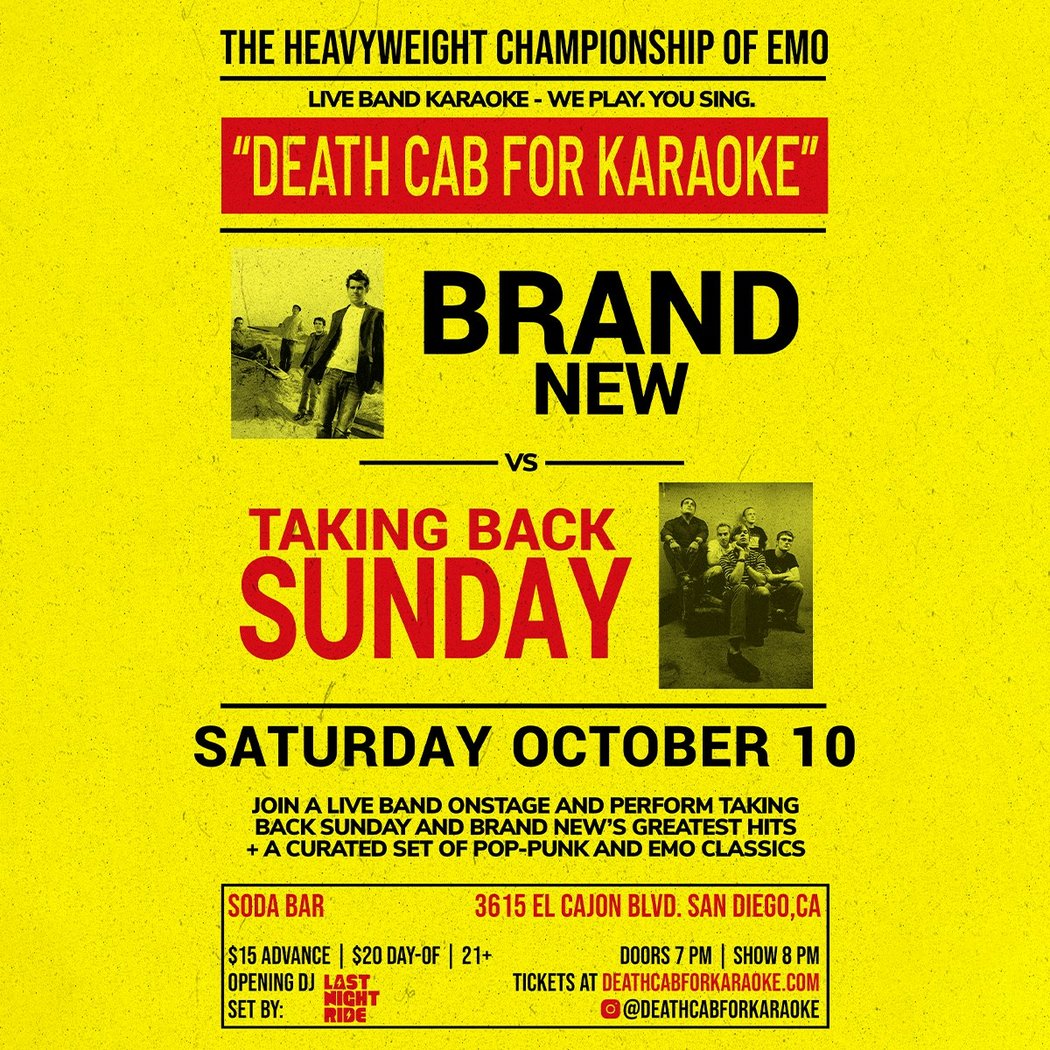 Death Cab For Karaoke | live band karaoke!