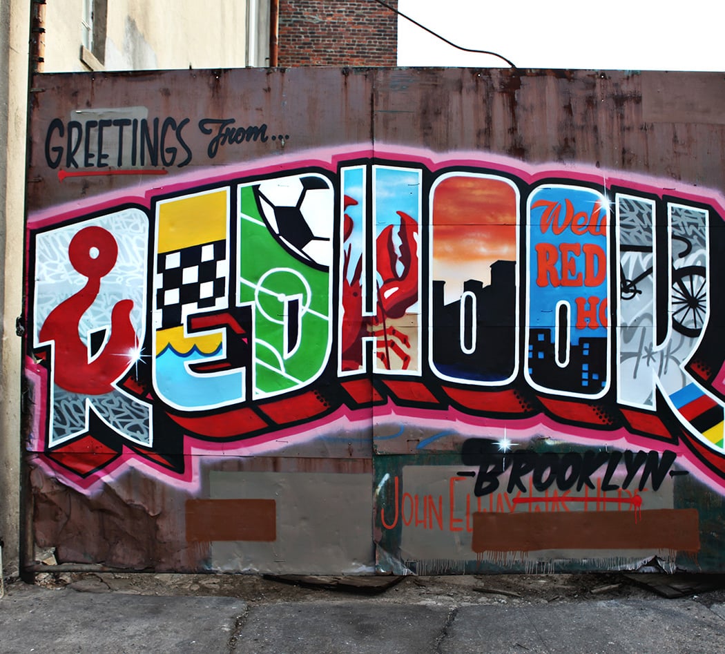 Greetings From Redhook Brooklyn Mural 1