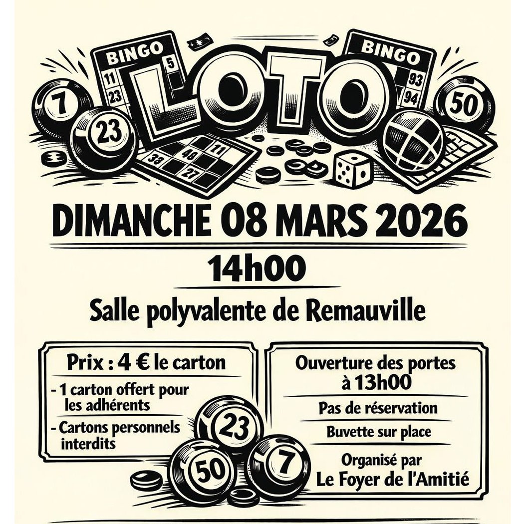Loto organisée par le foyer de l'amitié 1