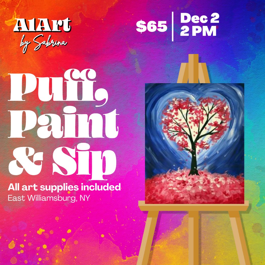 Puff, Paint and Sip Art Studio 1