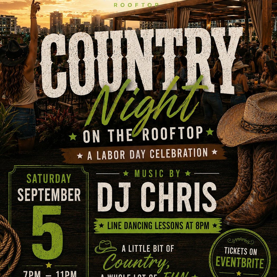 Country Night on the Rooftop 1