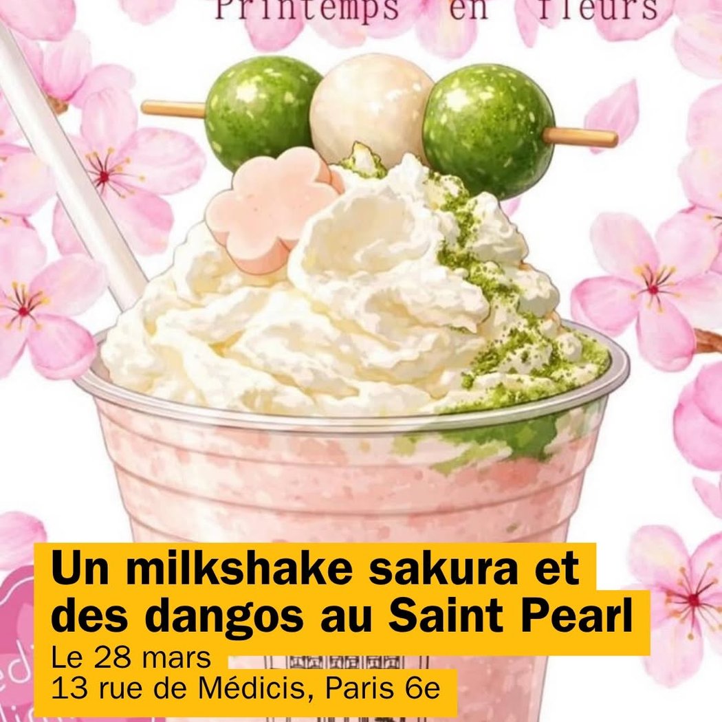 Un milkshake sakura et des dangos 1