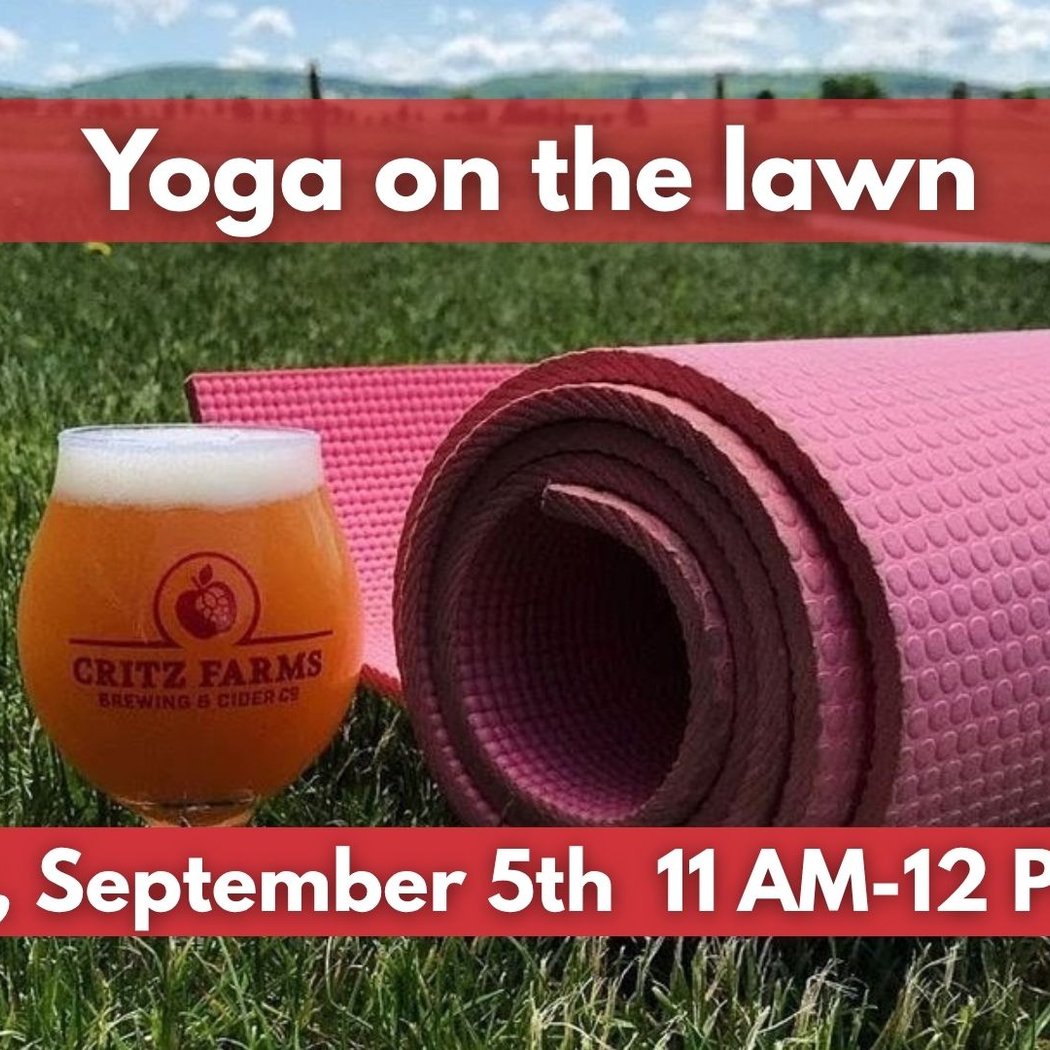 Yoga on the lawn