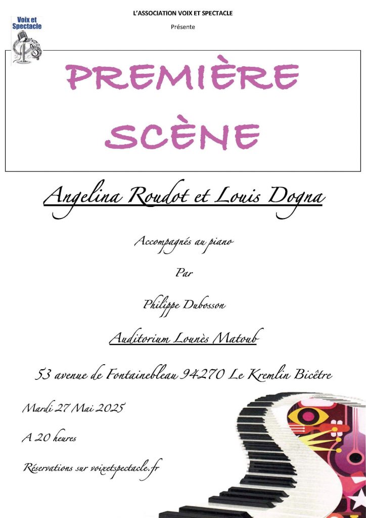 Concert "PREMIÈRE SCÈNE" - Voix et Spectacle 1