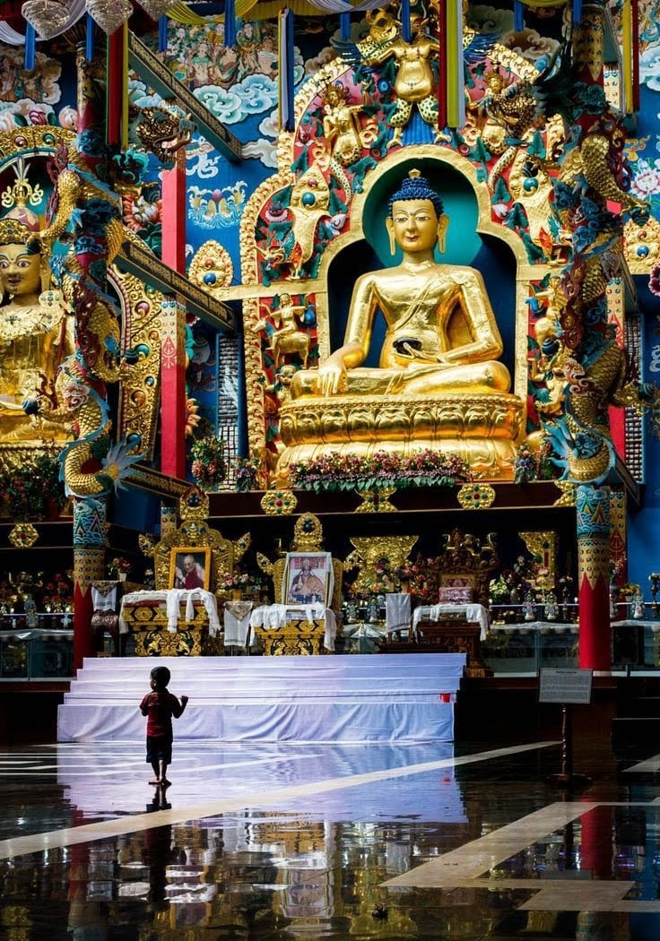 Namdroling Monastery Golden Temple 1