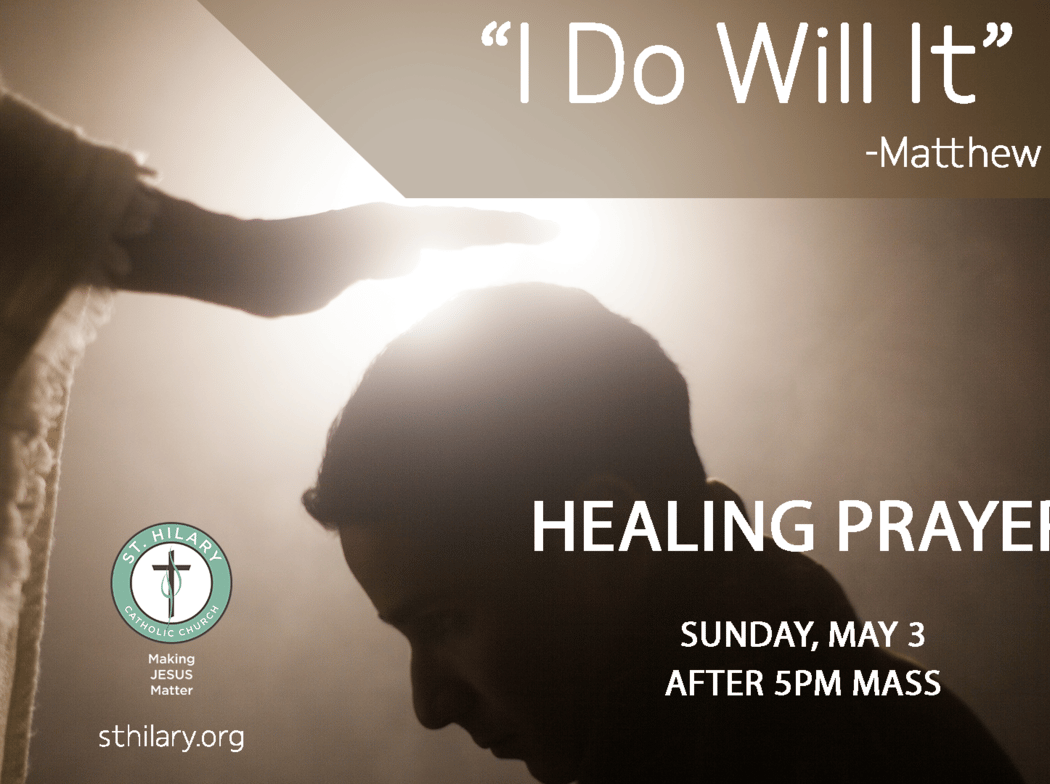 Healing Prayer Opportunity 1