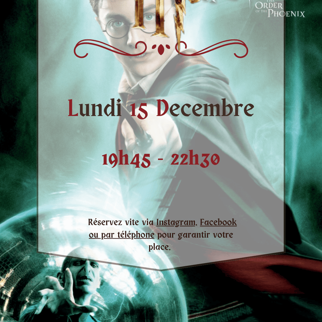 Soirée Quiz Harry Potter 1