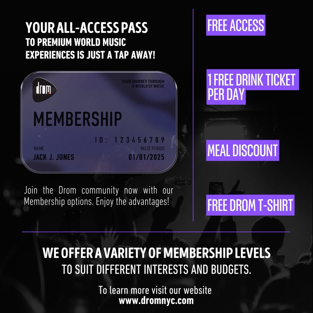 DROM Membership Options 1