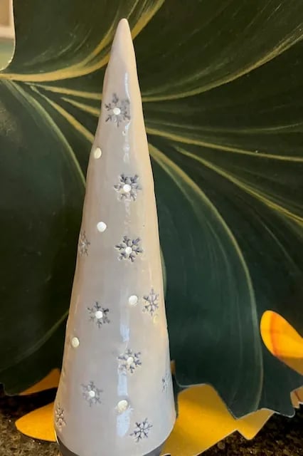 Ceramic Winter Luminary 1
