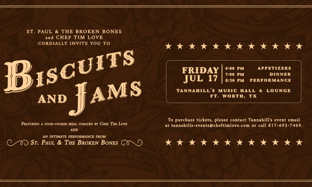 Biscuits & Jams with St. Paul & The Broken Bones 1