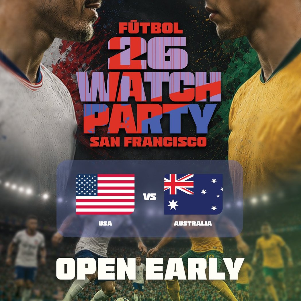 FUTBOL WATCH PARTY - USA vs. Australia 1