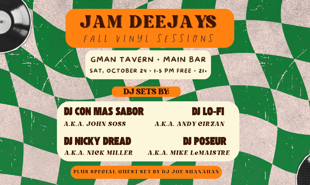 Jam Deejays Fall Vinyl Sessions