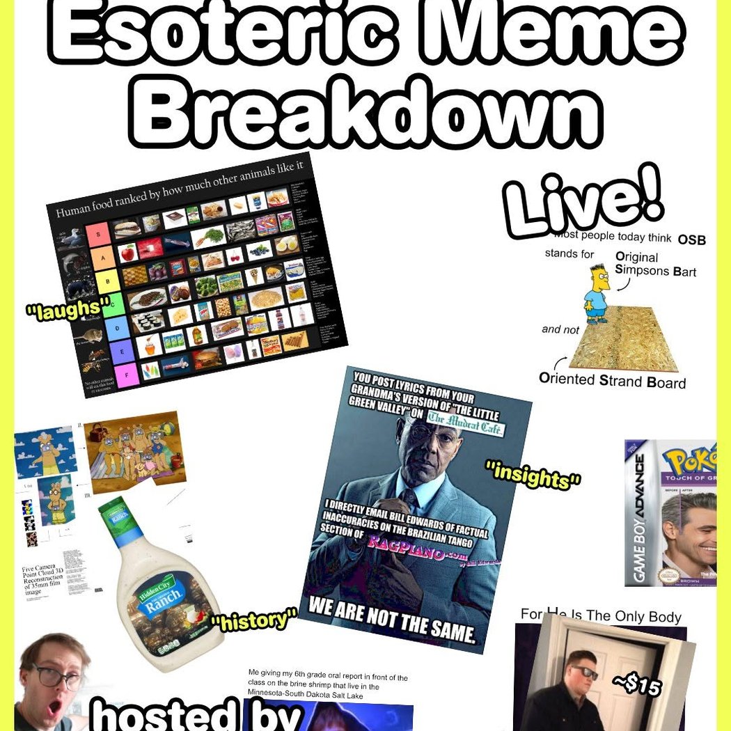 Esoteric Meme Breakdown Live! 1