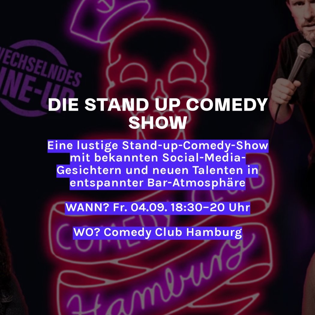 DIE STAND UP COMEDY SHOW 1