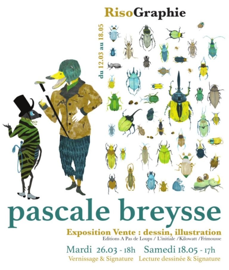 Exposition de tirages risographiques de Pascale Breysse 1