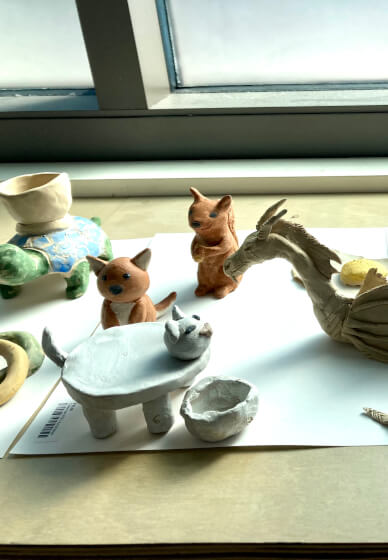 Handbuilt Clay Animal Ceramics Workshop 1