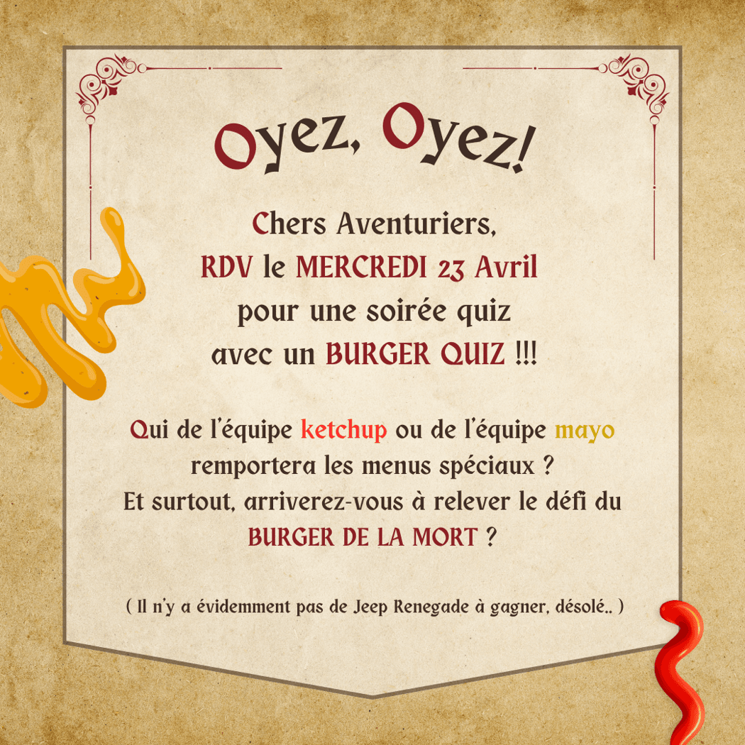 Soirée Burger Quiz 1