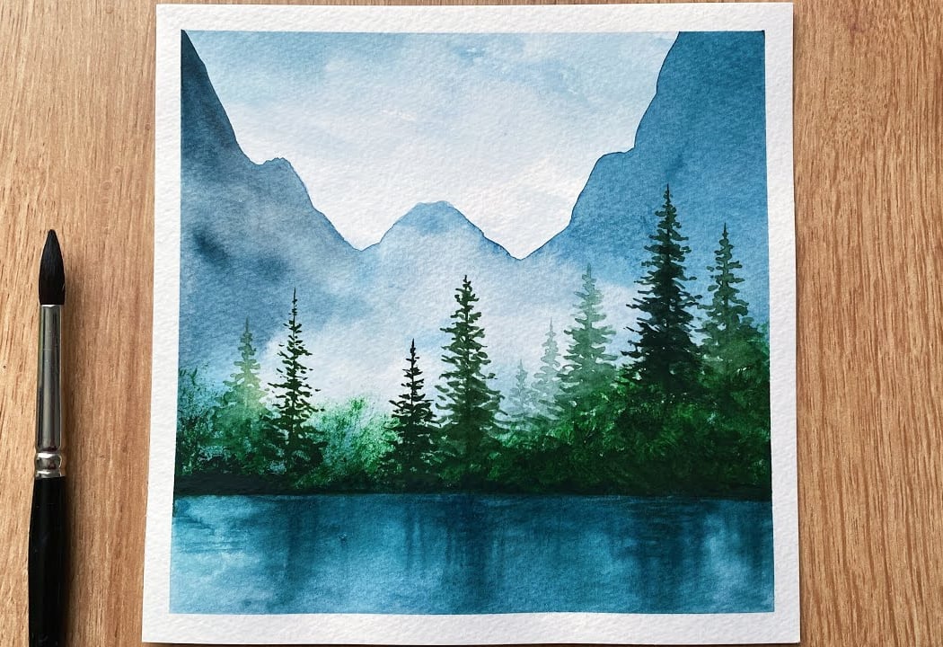Drop-In Watercolor Workshop: Learn Glazing + Texture 1