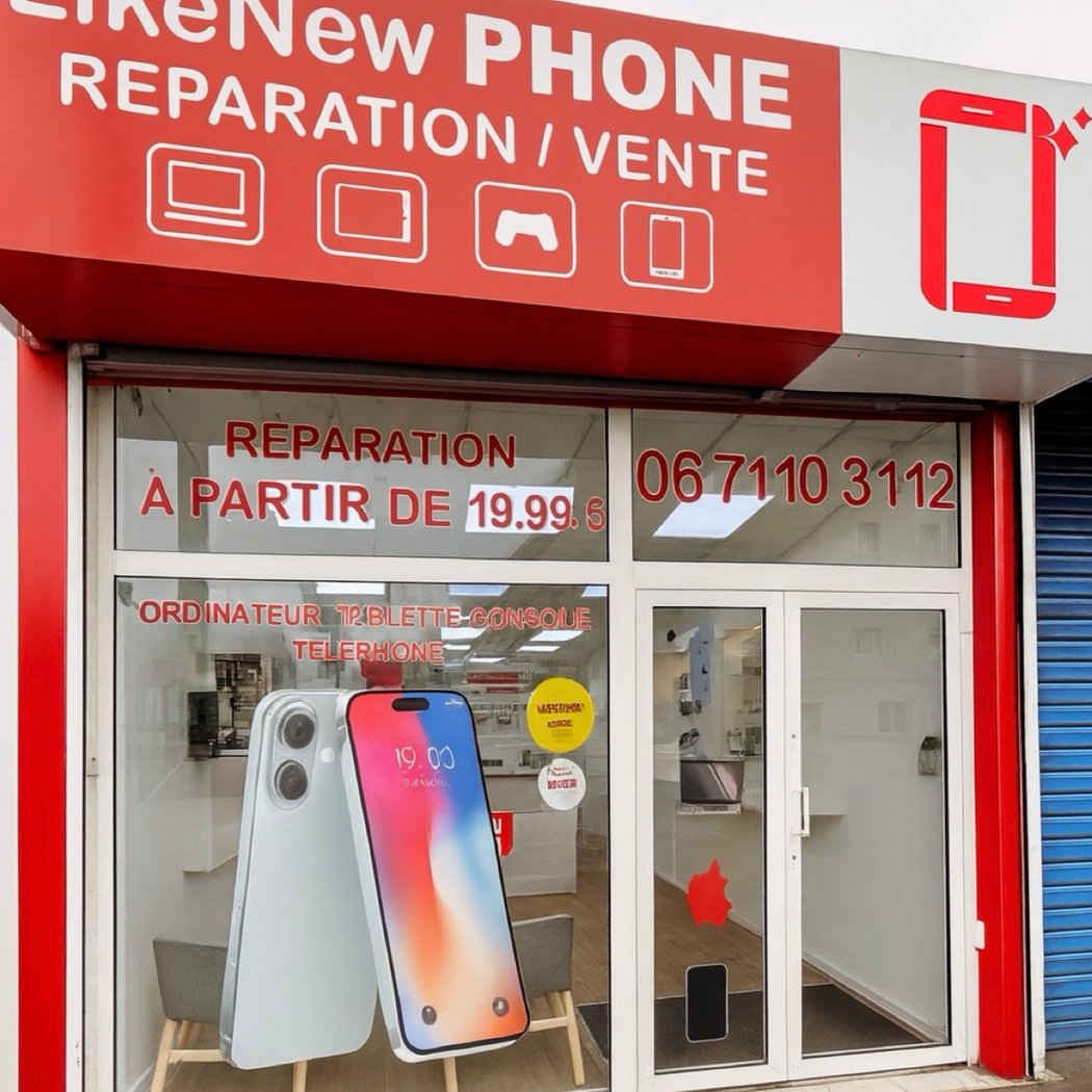 LIKE NEW PHONE Chennevieres sur Marne (94) Réparation de téléphone, tablette, console et ordinateur | Vente & Rachat 2
