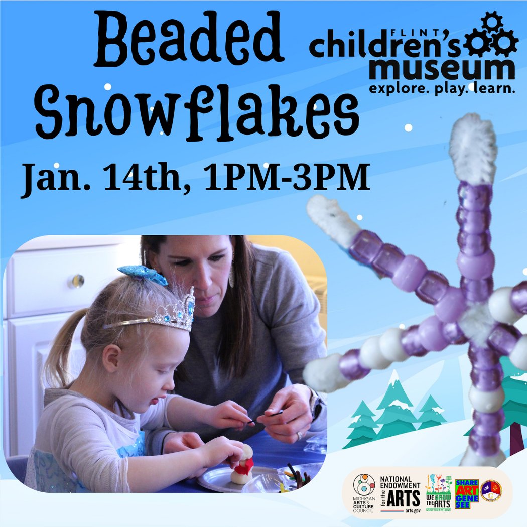 Beaded Snowflakes 1