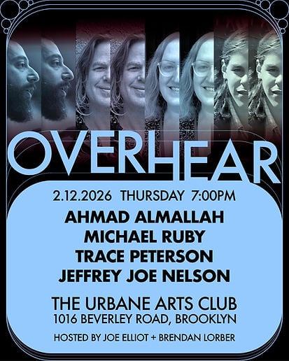 Overhear Poetry Reading 1
