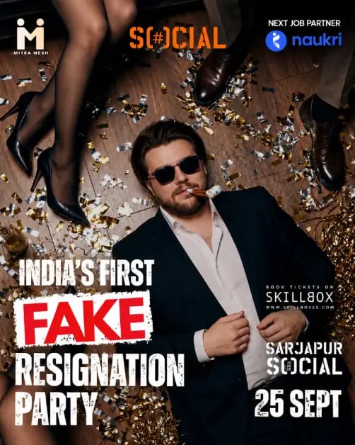 India's First Fake Resignation Party