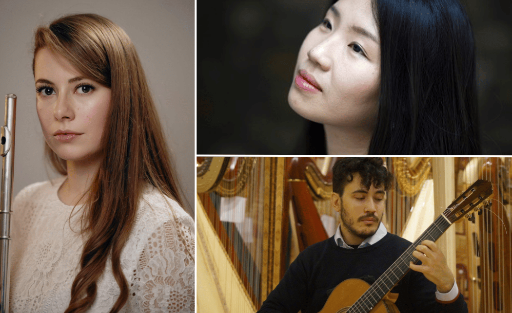 Chiara Caramia, flûte, Yuri Kang, piano & Gabriele Imbesi, guitare 1