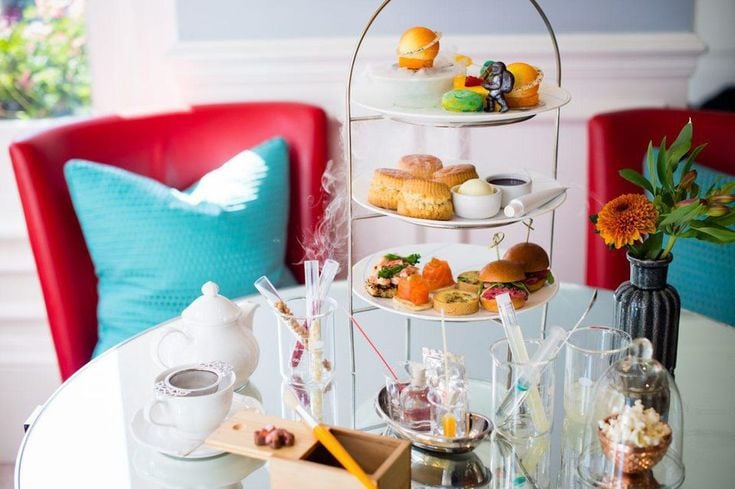 Afternoon Tea inspired by physics, chemistry, and astronomy 1