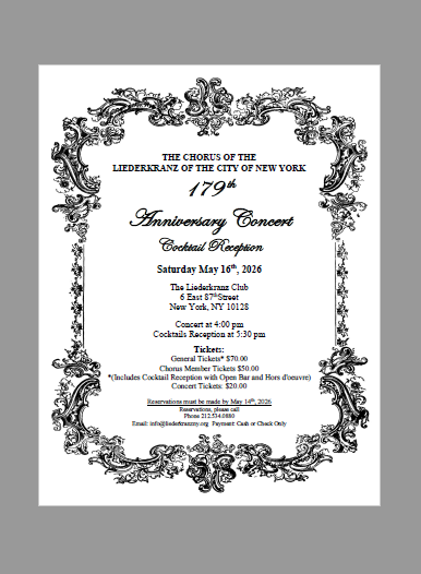 179th ANNIVERSARY CONCERT 1