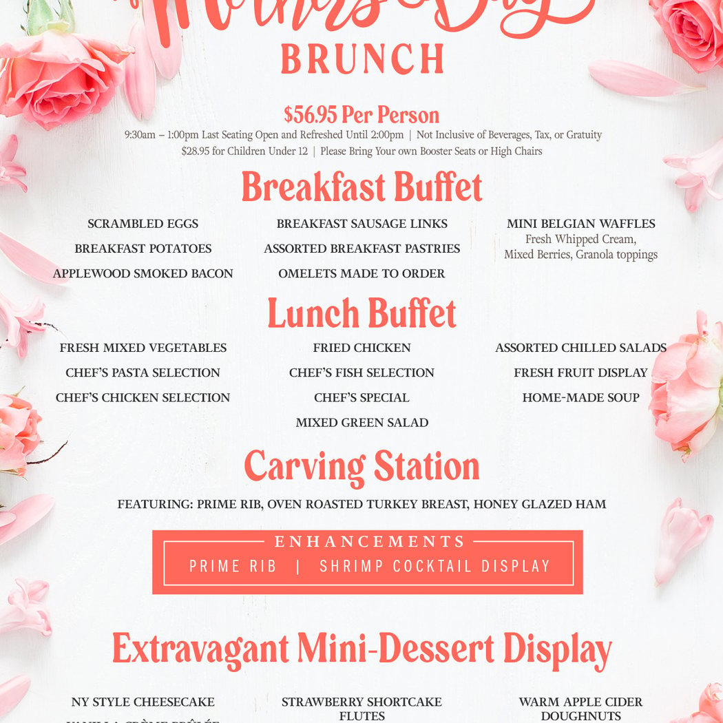 Mother’s Day Brunch Buffet 1