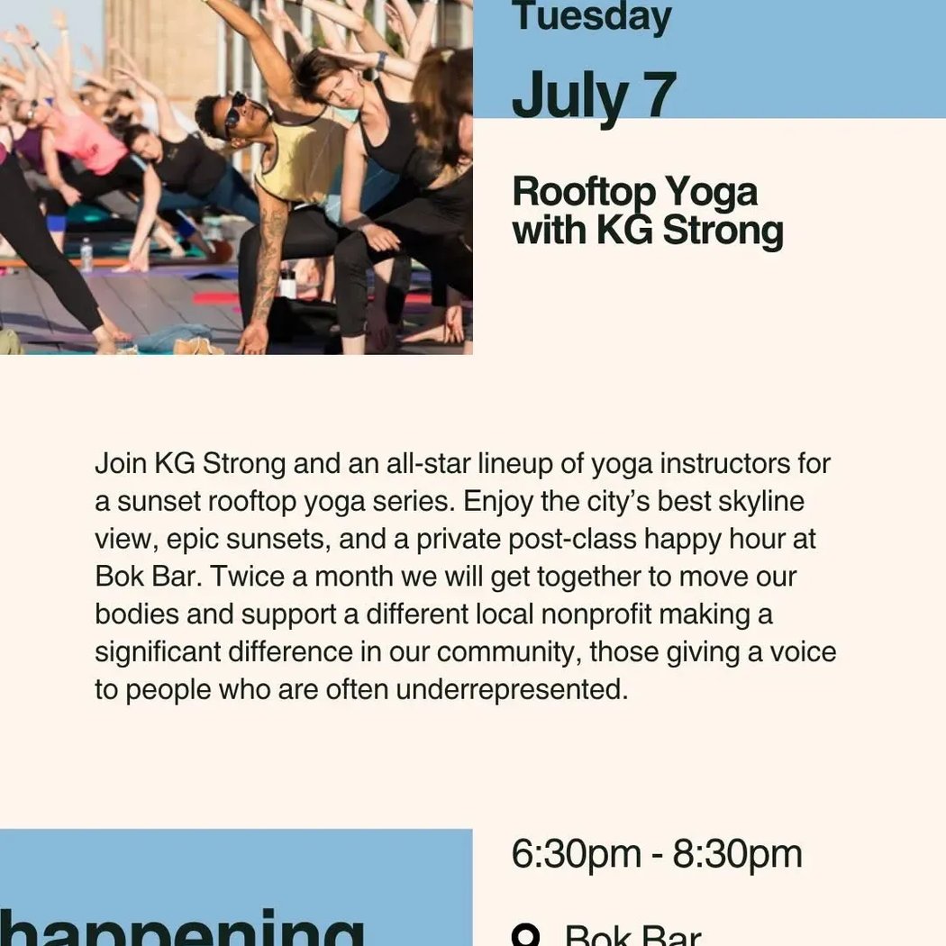 Rooftop Yoga with KG Strong