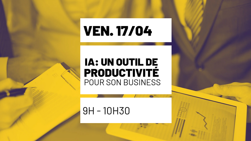 IA un outil de productivité pour son business 1