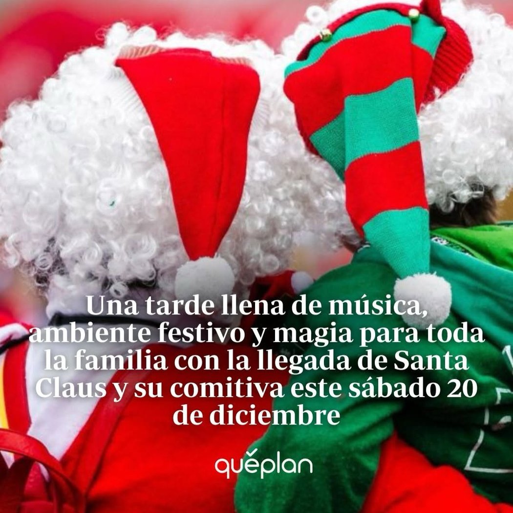Llegada de Papá Noel con pasacalles navideño 3