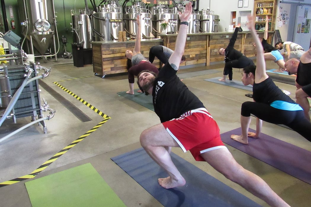 Sip and Stretch at Simple Machine 2