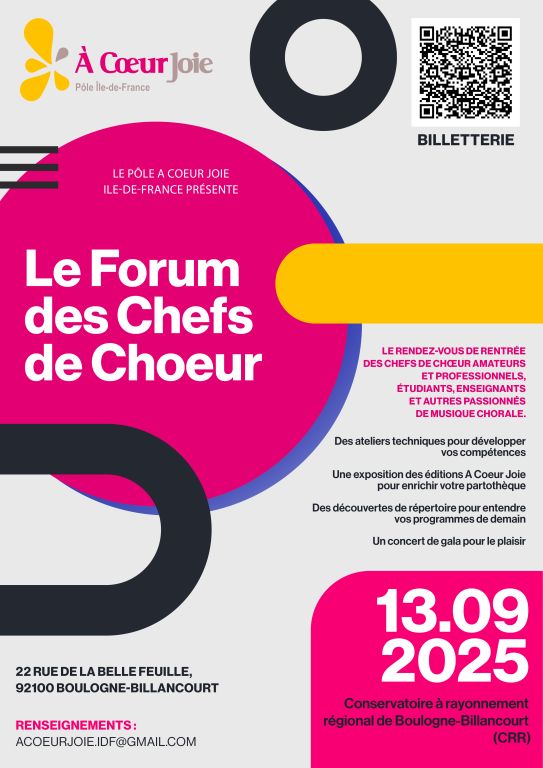 FORUM DES CHEFS DE CHOEURS 1
