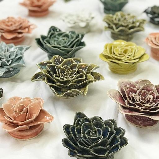 Thursday Night Social Pottery Project (Adults): Flowers! 1