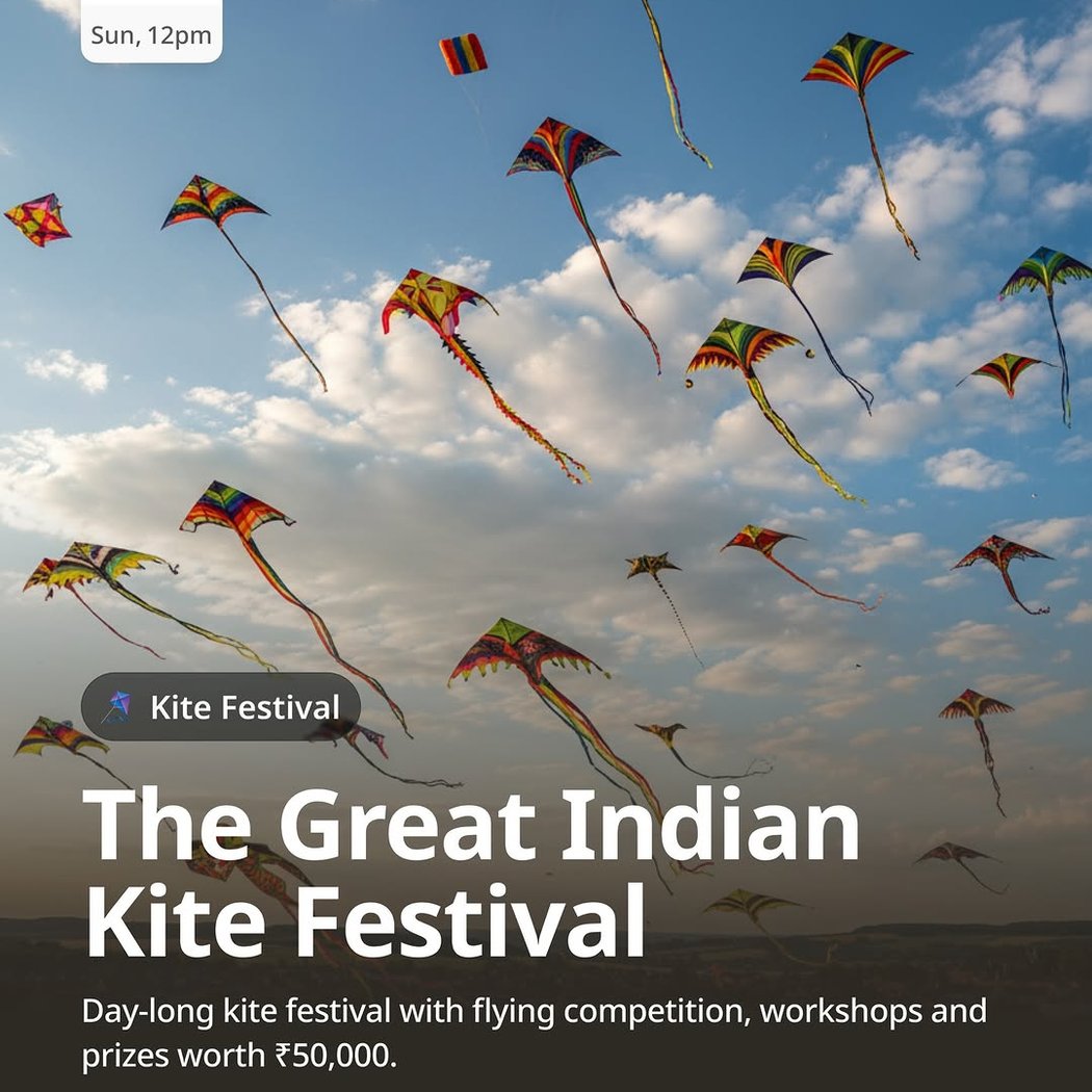 The Great Indian Kite Festival 1