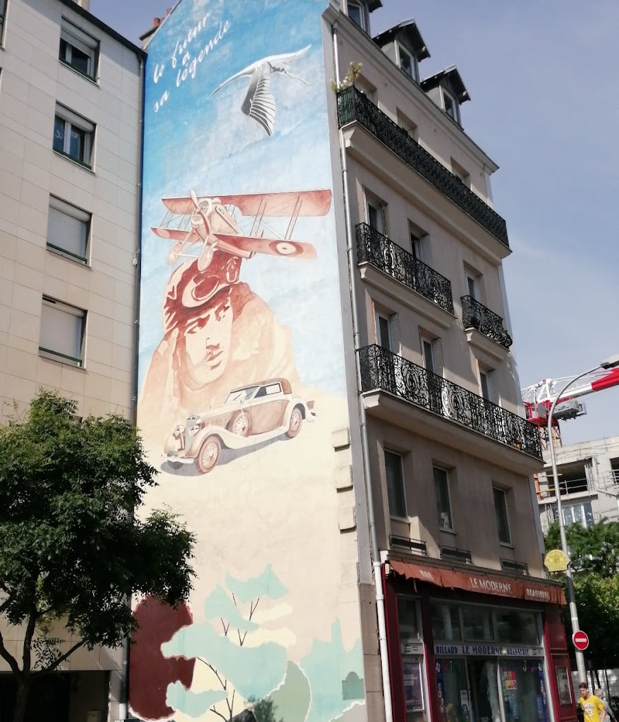 Fresque GUYNEMER et HISPANO-SUIZA 3