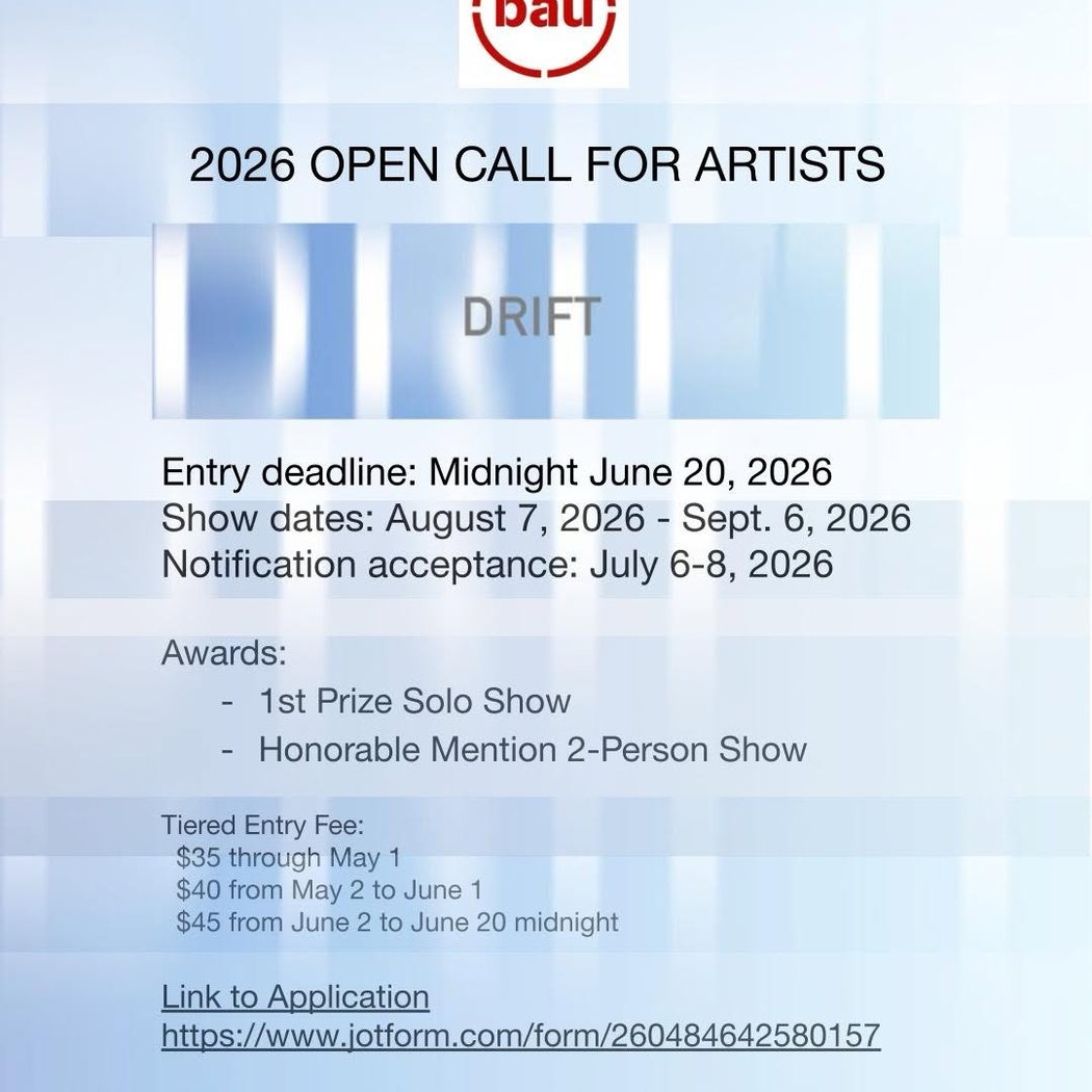 DRIFT Juried Open Call for Artists 1