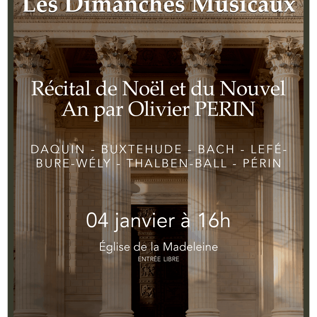 Récital de Noël et du Nouvel An par Olivier Perin 1