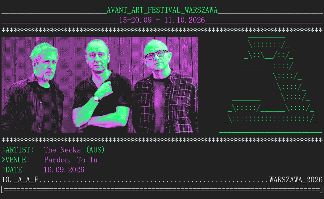 The Necks at Avant Art Festival