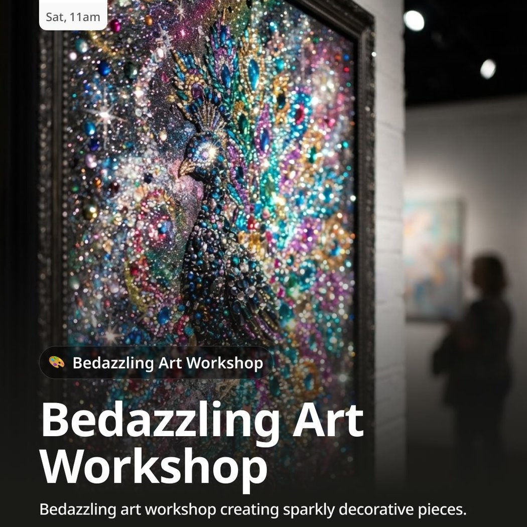 Bedazzling Art Workshop 1