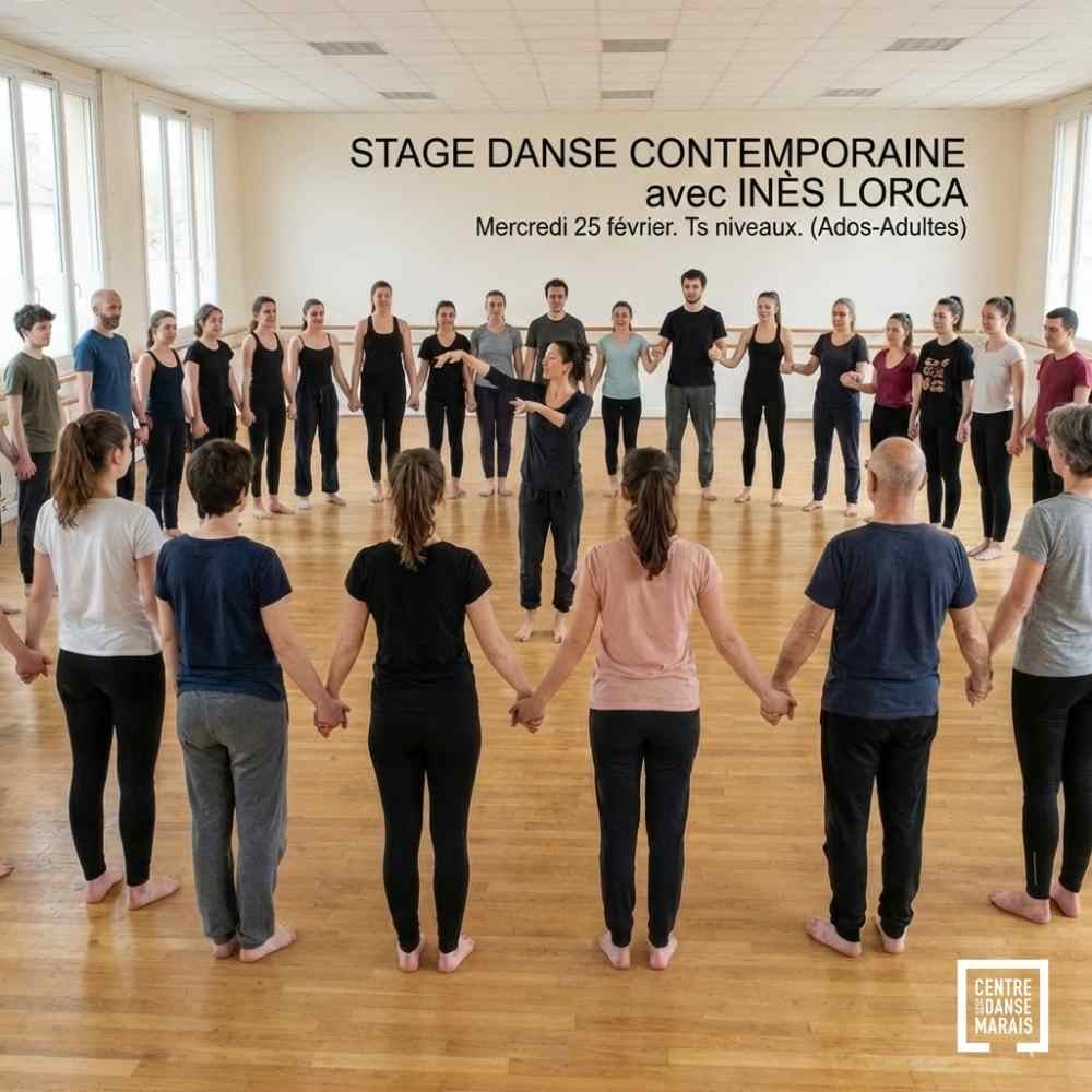 STAGE DANSE CONTEMPORAINE ADULTES/ADOS INES LORCA 1