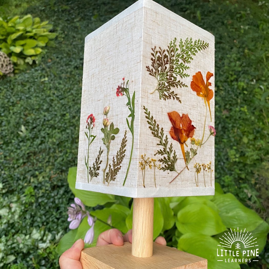 Pressed Flower Lamp or Lantern Workshop 2